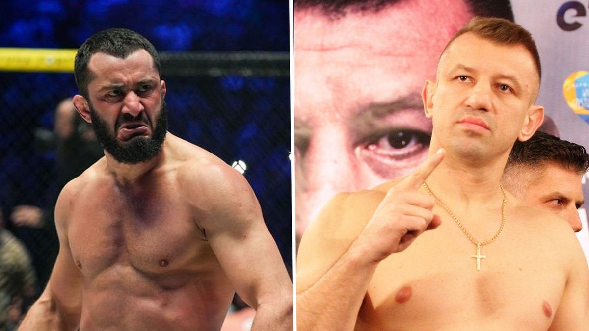 WP SportoweFakty / Tomasz Kudala/Materiały Prasowe / Na zdjęciu od lewej: Mamed Chalidow i Tomasz Adamek