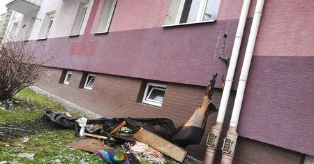 Pożar mieszkania w bloku na Kośminku. Nie żyje kobieta