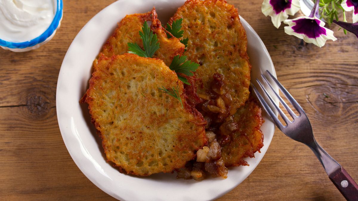 Placki ziemniaczane z dodatkami