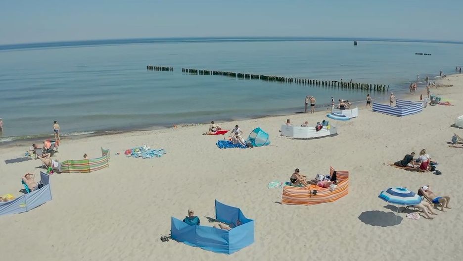 Plaża w Mielnie