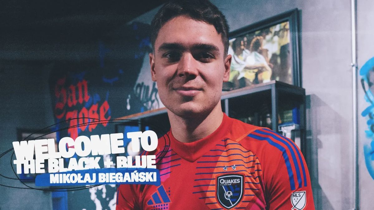 Materiały prasowe / San Jose Earthquakes / Na zdjęciu: Mikołaj Biegański w nowych barwach