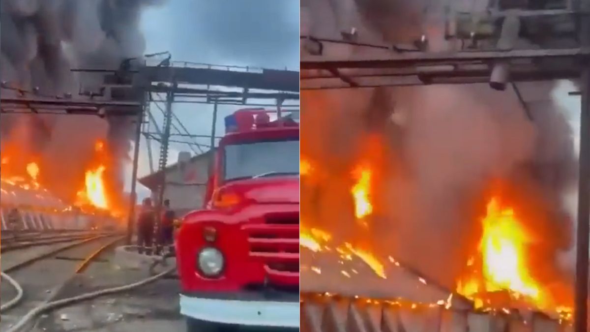 Pożar w magazynie ze słonecznikiem 