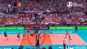 Mistrzostwa Europy siatkarzy: Holandia - Polska. Spektakularny blok Wilfredo Leona. To był mur nie do przejścia (wideo)