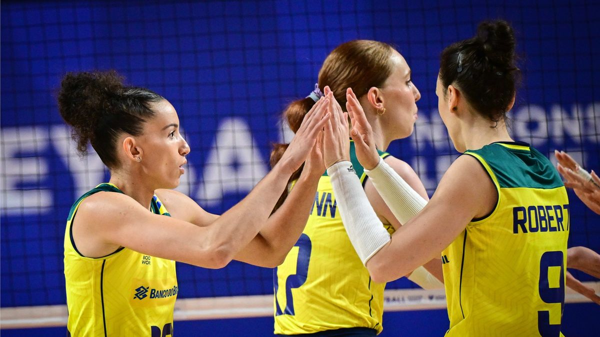 Materiały prasowe / VolleyballWorld  / Na zdjęciu: reprezentacja Brazylii 