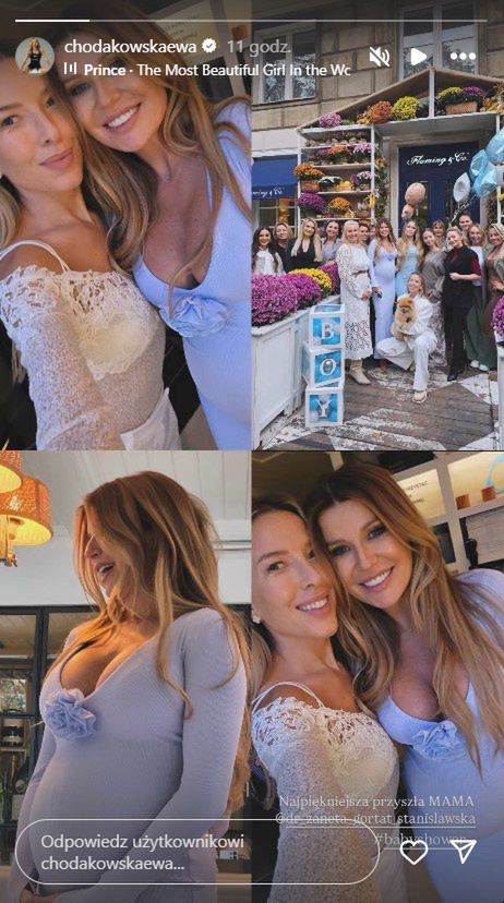 Baby shower Żanety Gortat