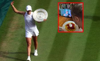 Świątek wygrała Wimbledon, Tusk je makaron z truskawkami