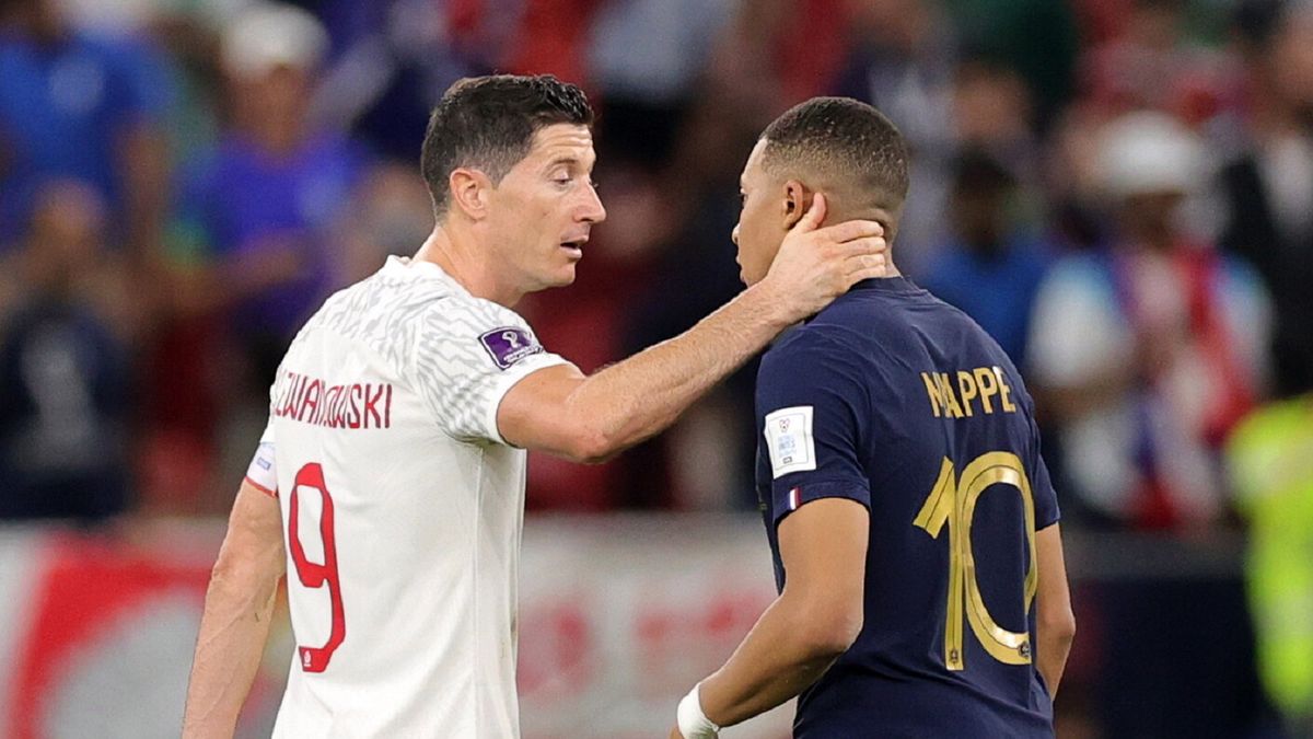 Zdjęcie okładkowe artykułu: PAP/EPA / PAP/EPA / Na zdjęciu: Robert Lewandowski i Kylian Mbappe