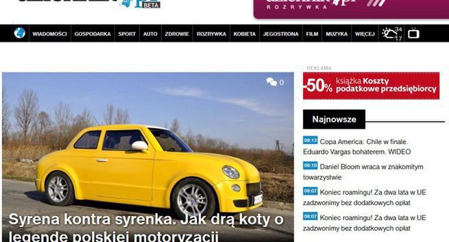 Dziennik.pl ma dwie strony główne. Osobno treści poważne i lekkie