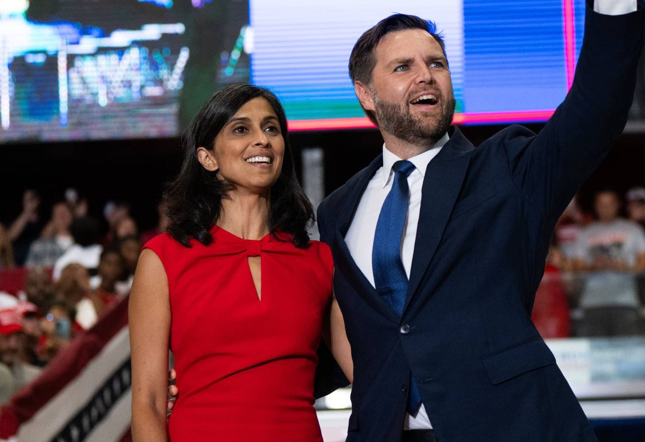 Usha and J.D. Vance