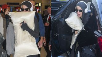 Ciężarna Katy Perry opuszcza Australię, chroniąc się przed koronawirusem za pomocą poduszki (ZDJĘCIA)