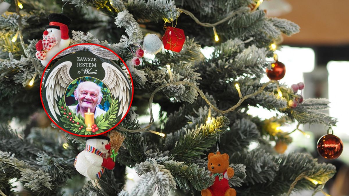 Bombki z wizerunkiem zmarłego dostępne w sieci.
