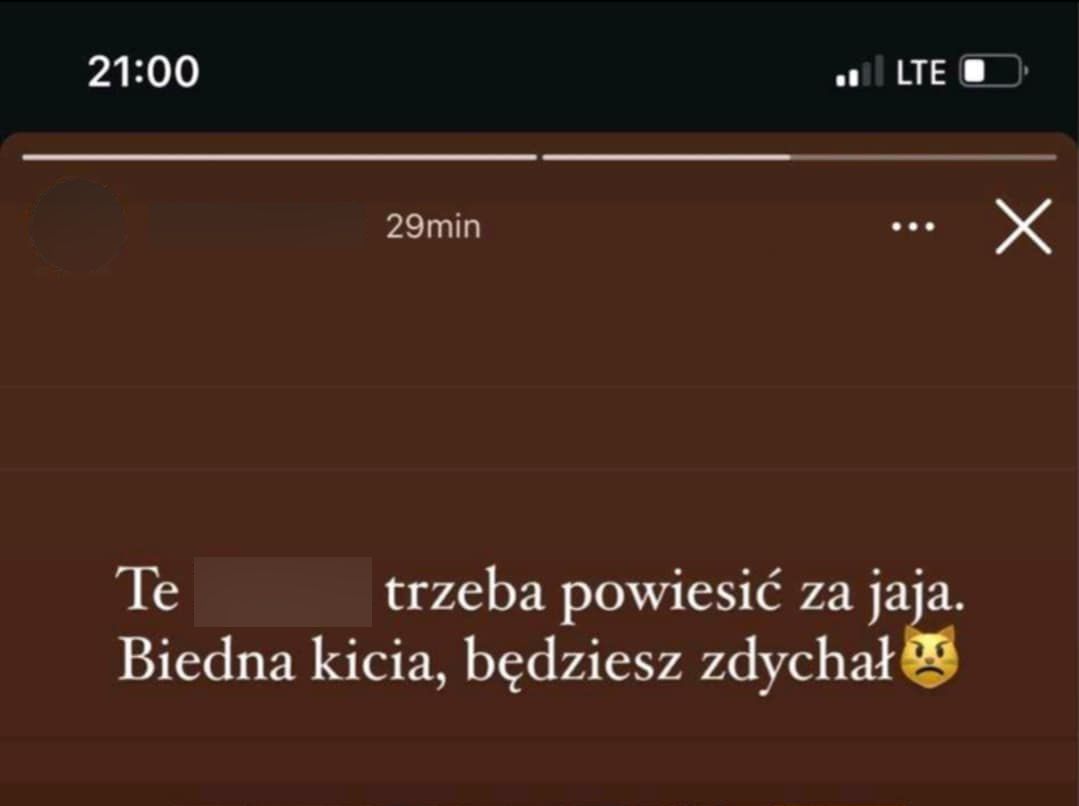 Po zdarzeniu Maciek i jego mama zaczęli dostawać groźby