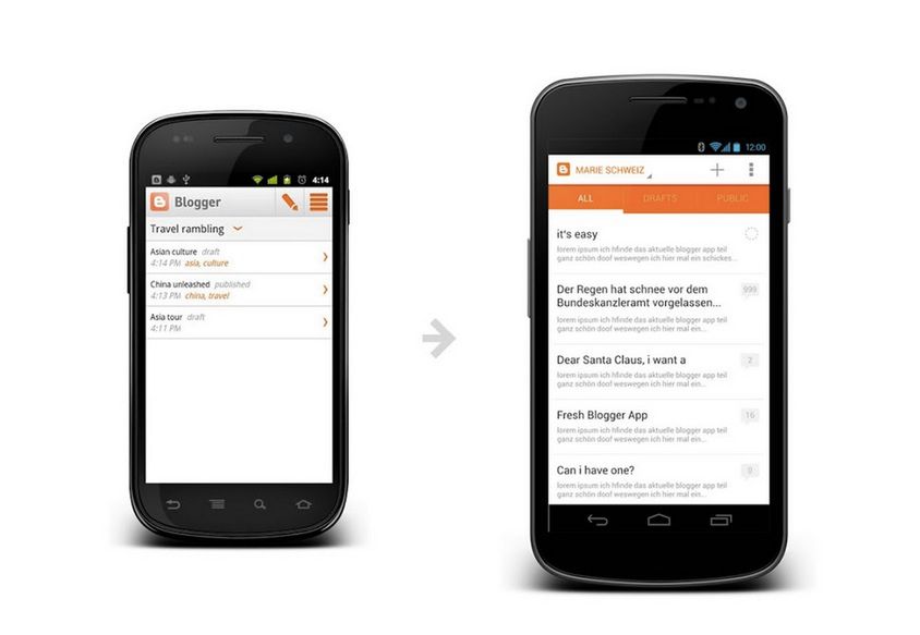 Tak mogłyby wyglądać aplikacje dla Androida 6
