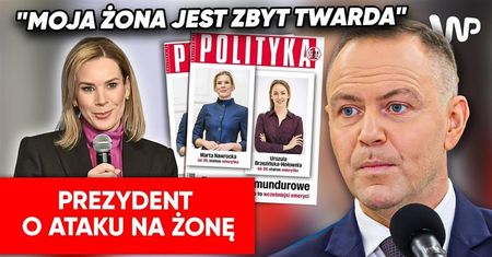 Nawrocki o okładce "Polityki" z żoną: Pan Bóg powinien im wybaczyć
