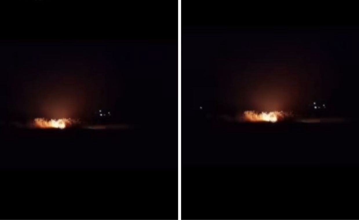 Successful Ukrainian attack. A Russian pipeline was blown up.