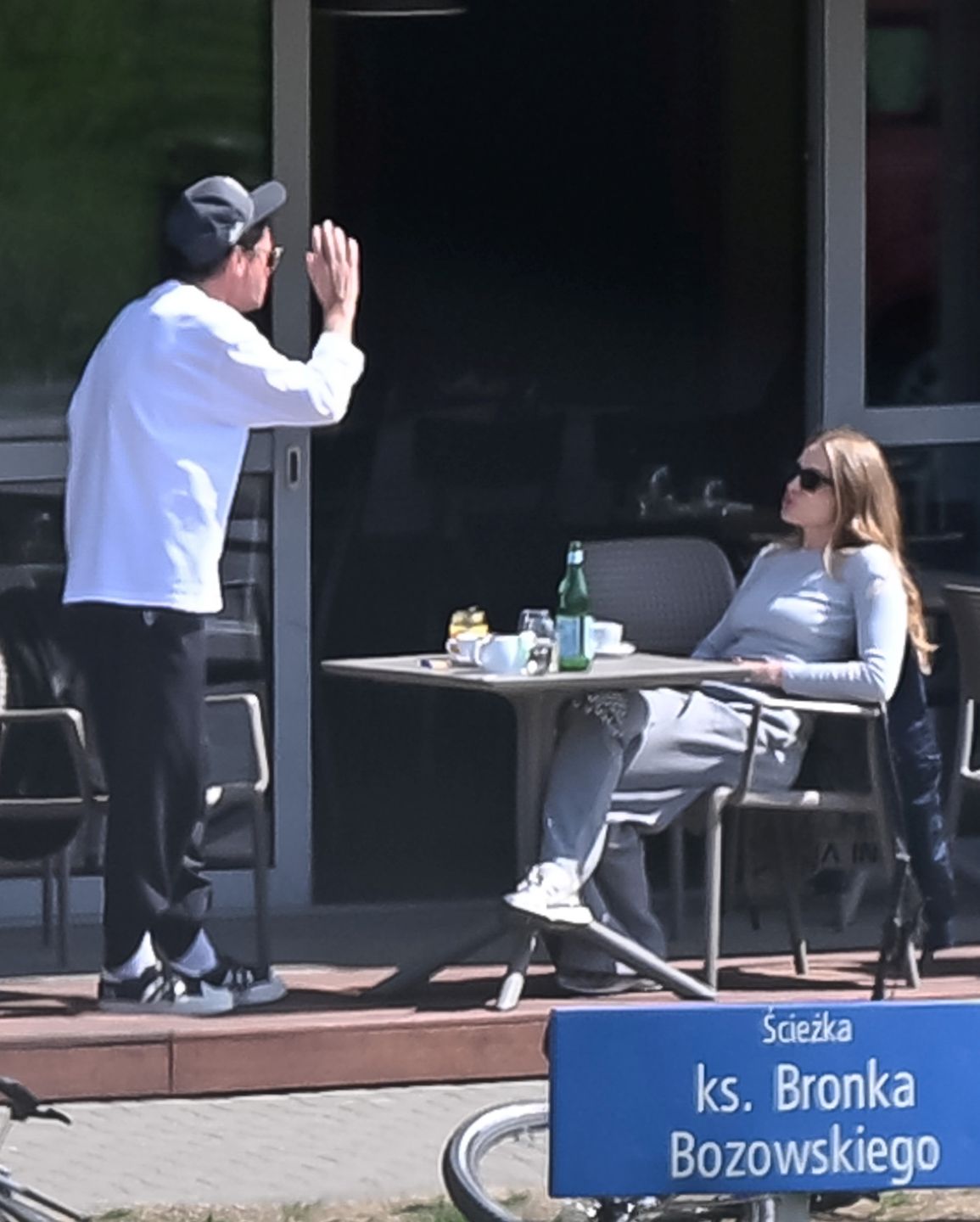 Kuba Wojewódzki i Żaneta Rosińska sfotografowani w restauracji