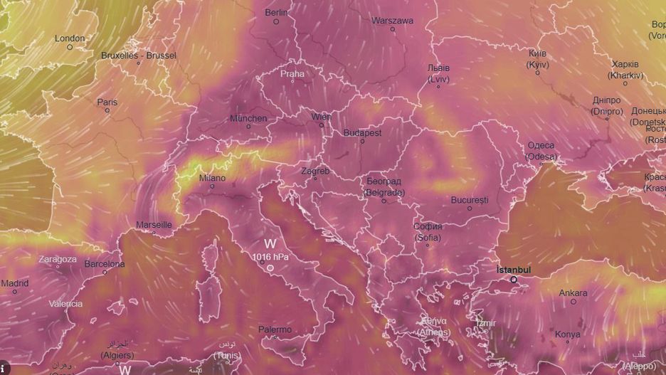 Mapa pogody