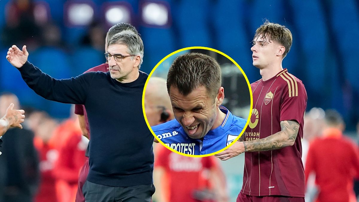 Getty Images / Giuseppe Maffia/NurPhoto/Gabriele Maltinti / Na zdjęciu: Ivan Jurić, Antonio Cassano i Nicola Zalewski