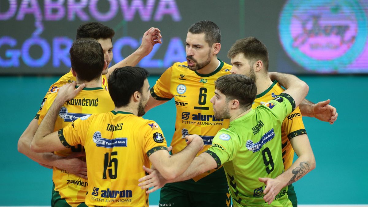 PAP / Zbigniew Meissner / Na zdjęciu: siatkarze Aluron CMC Warty Zawiercie