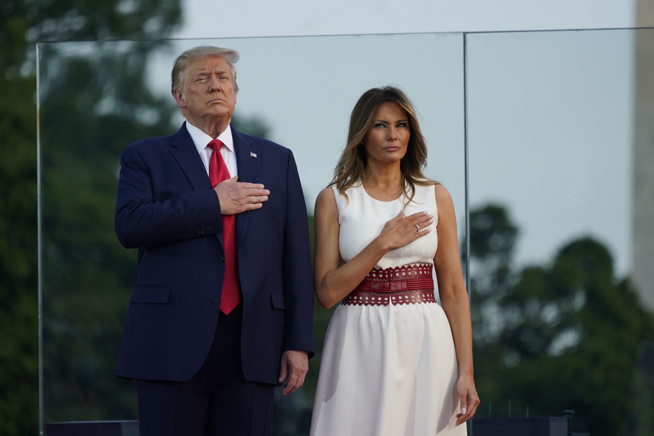 Melania Trump podejrzewana o korzystanie z sobowtórów