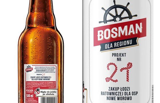 „Bosman dla regionu”. Piwna marka spiera lokalne inicjatywy społeczne