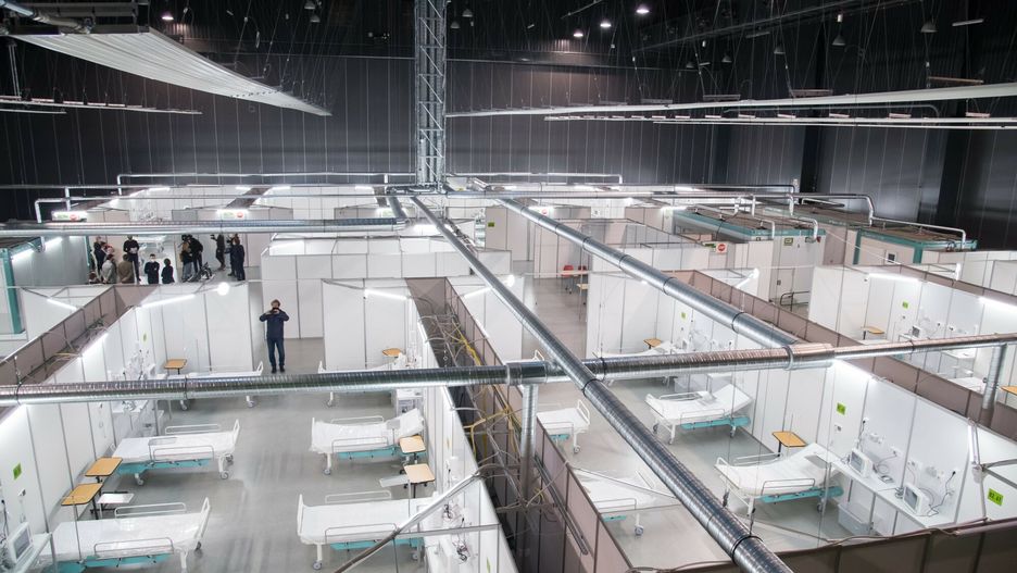 W poprzednich falach epidemii szpital tymczasowy działam w hali Amber Expo w Gdańsku