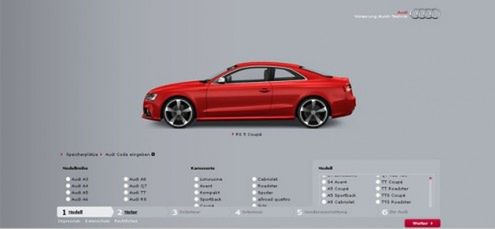 Marzysz o Audi RS5? Skonfiguruj swój wyśniony model!