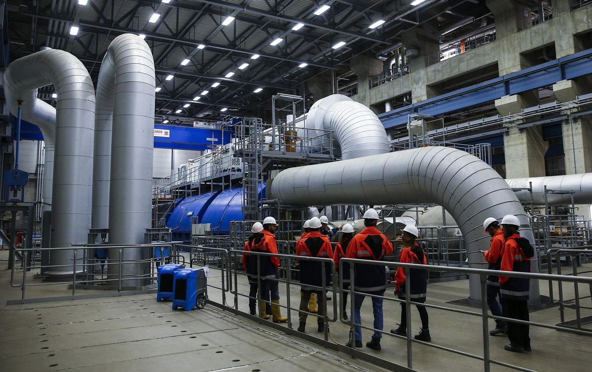 Elektrownia Eemshaven  w Groningen, w której do produkcji energii wykorzystywane są węgiel i biomasa 