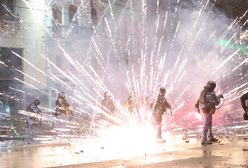 Policja użyła armatki wodnej. Pracownik TVP ranny w Gruzji