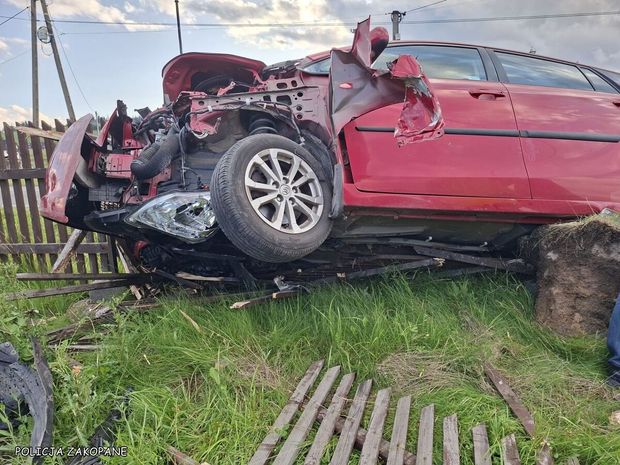Tragiczny wypadek na DK49 w Białce Tatrzańskiej. Zginęło 10-letnie dziecko