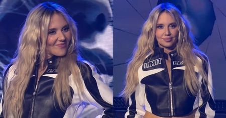 Kasia Moś odsłania ciążowy brzuszek na planie "Jaka to melodia?"