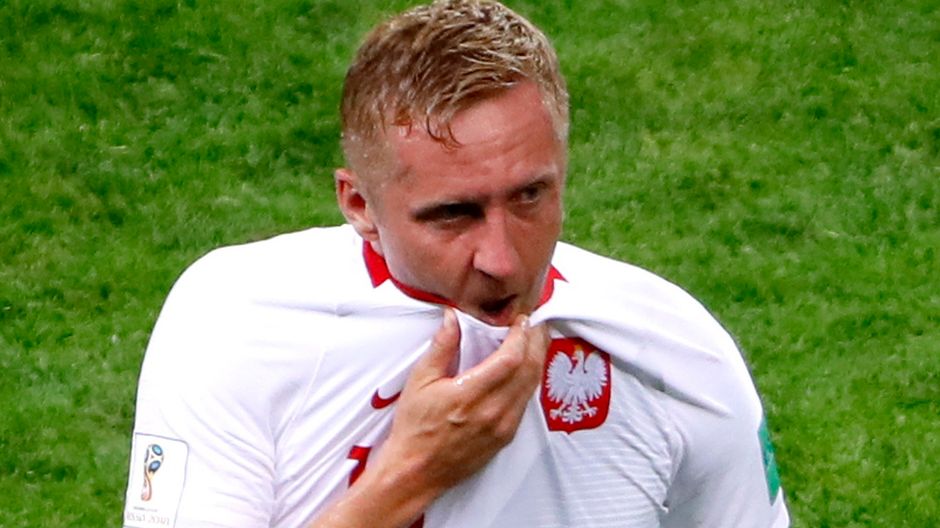 PAP/EPA / DIEGO AZUBEL  / Na zdjęciu: Kamil Glik 