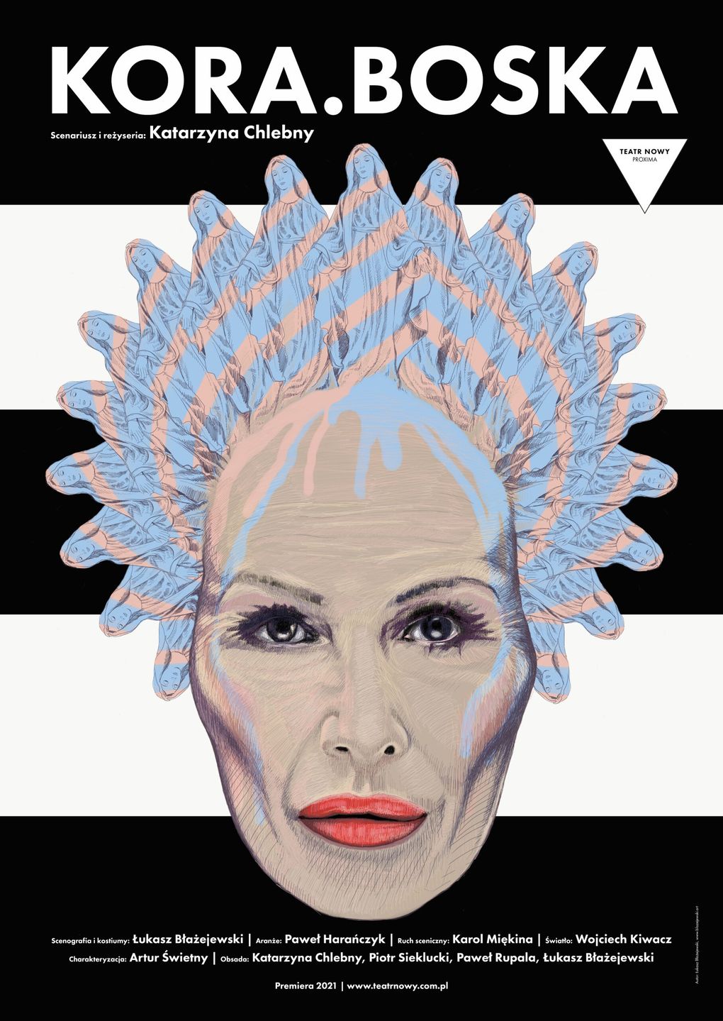 Plakat dostępny na stronie Teatru Nowego Proxima