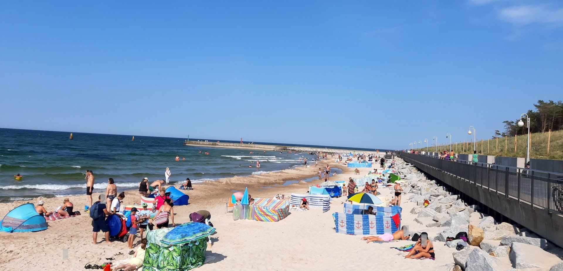 Plaża w Rowach.