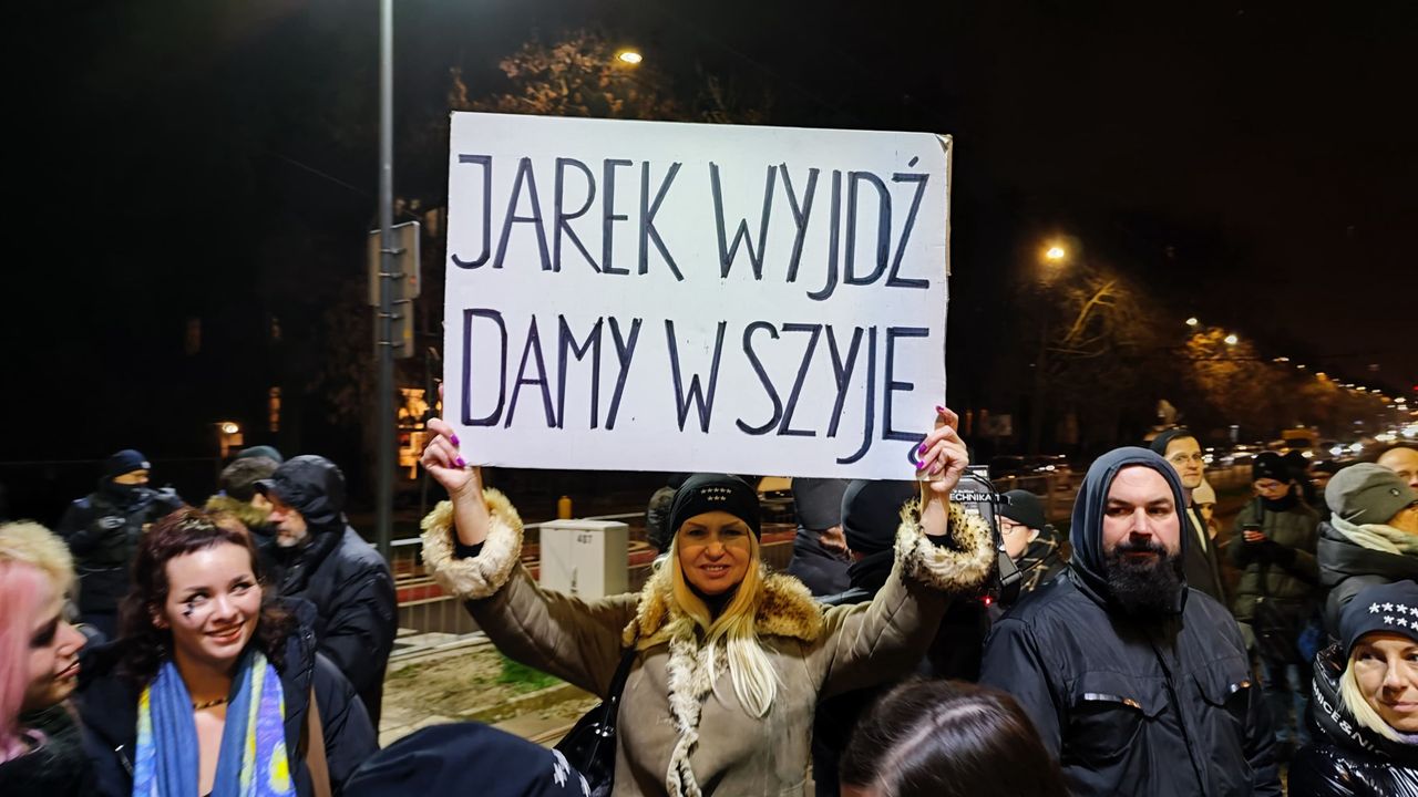 Protest na Żoliborzu