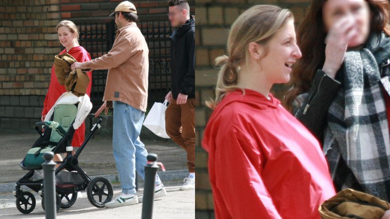 Lara Gessler w Sopocie z mężem i córką