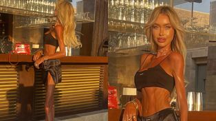 Ekstremalnie szczupła Julia Dybowska pręży się przy barze. Fani biją na alarm: "Wymaga natychmiastowej pomocy lekarskiej" (FOTO)