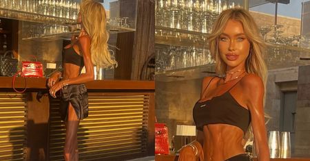 Ekstremalnie szczupła Julia Dybowska pręży się przy barze. Fani biją na alarm: "Wymaga natychmiastowej pomocy lekarskiej" (FOTO)