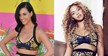 Katy i Beyonce w identycznych sukienkach!