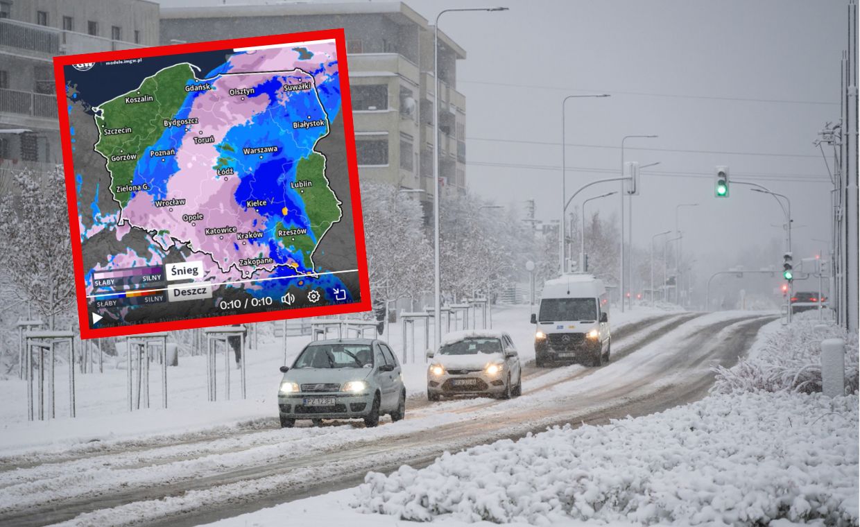 Śnieżyca nad Polską. Wiadomo, kiedy będzie najgorzej
