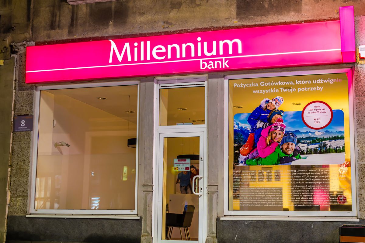 Bank Millennium zwolni ponad 250 osób. Zamknie też 60 placówek