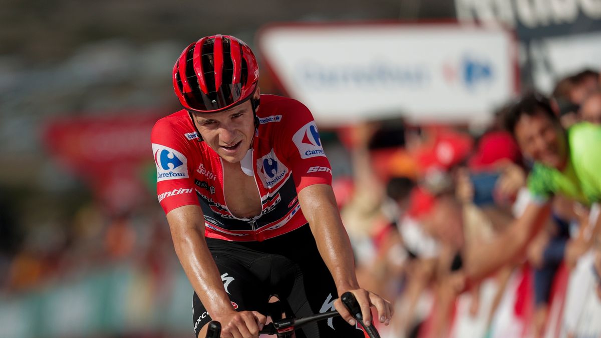 PAP/EPA / Manuel Bruque / Na zdjęciu: Remco Evenepoel
