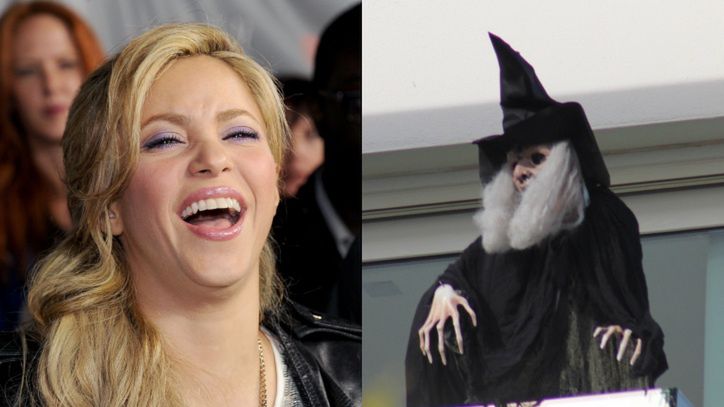 Shakira wystawiła na balkonie manekina w stroju wiedźmy, żeby... ODSTRASZYŁ matkę Gerarda Pique