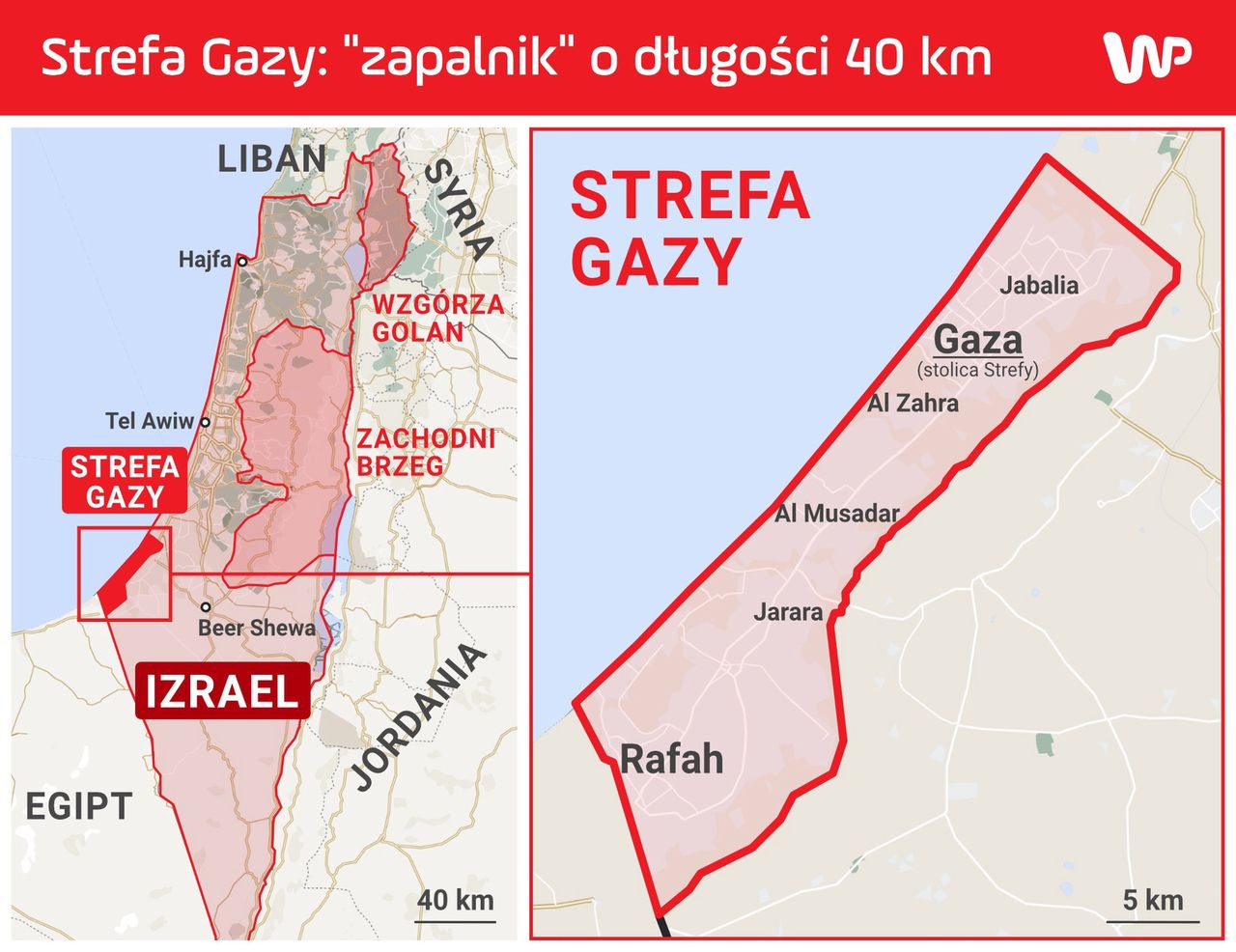 Strefa Gazy (Infografika: Angelika Sętorek)