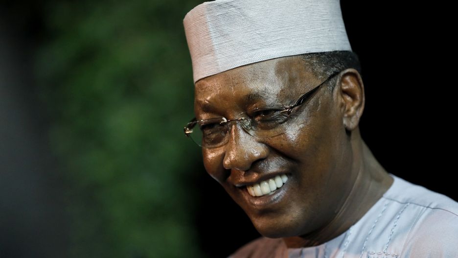 epa09146767 (FILE) - Chad's President Idriss Deby Itno speaks during his meeting with the Israeli President (not pictured) at the President's Residence in Jerusalem, Israel, 25 November 2018 (reissued 20 April 2021). Chad's President Idriss Deby died of injuries suffered in clashes with rebels in the country's north, an army spokesperson announced on state television on 20 April 2021. Deby has been in power since 1990 and was re-elected for a sixth term in the 11 April 2021 election.  EPA/ABIR SULTAN *** Local Caption *** 56700929 Dostawca: PAP/EPA.