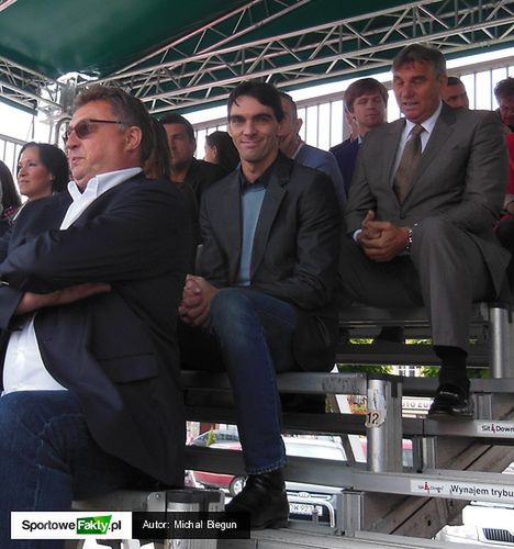 Uśmiech nie schodził z ust Giby