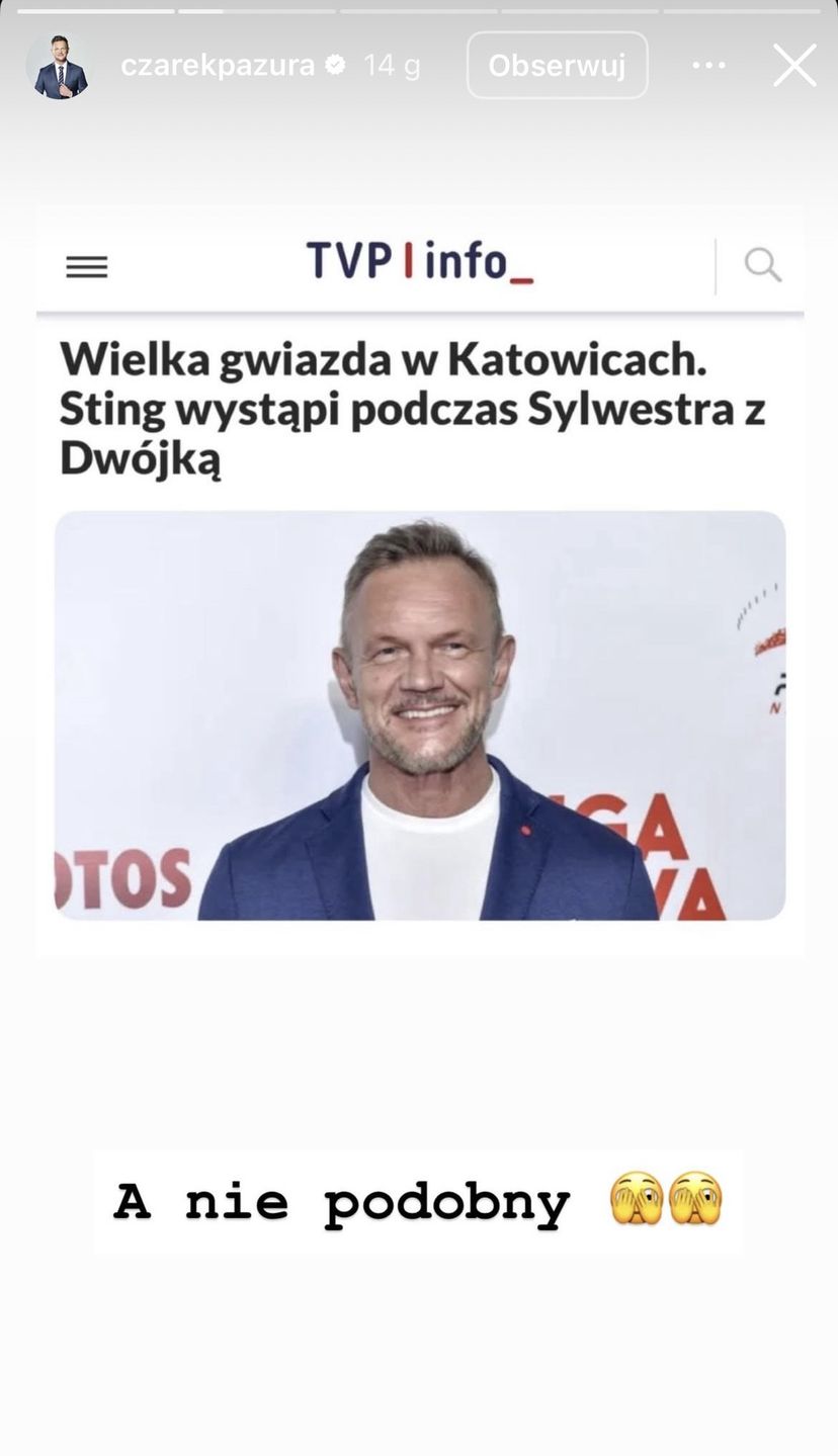 Cezary Pazura udokumentował wpadkę 