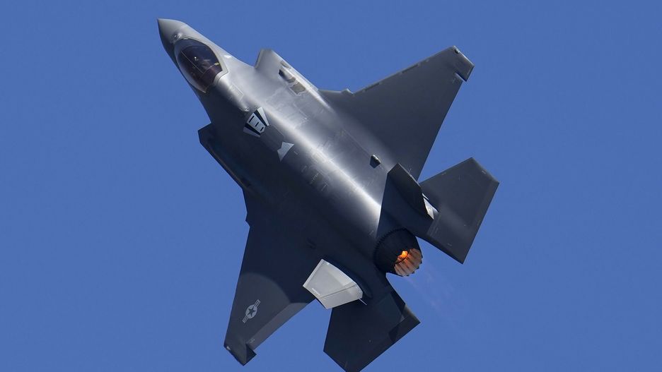 Temporary
U.S. Air Force fighter aircraft F-35 performs aerobatic maneuvers on the second day of the Aero India 2023 at Yelahanka air base in Bengaluru, India, Tuesday, Feb. 14, 2023. Aero India is a biennial event with flying demonstrations by stunt teams and militaries and commercial pavilions where aviation companies display their products and technology. (AP Photo/Aijaz Rahi)
Aijaz Rahi