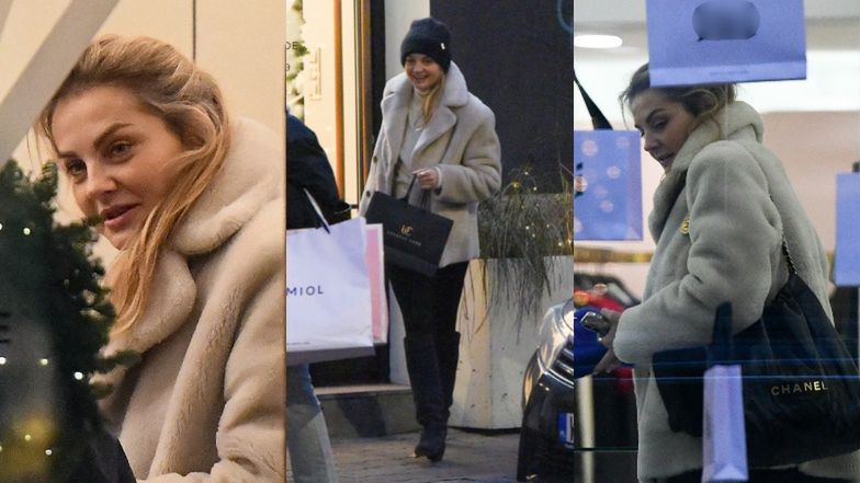 Naturalna Małgorzata Socha buszuje po warszawskich butikach z torbą Chanel na ramieniu (ZDJĘCIA)