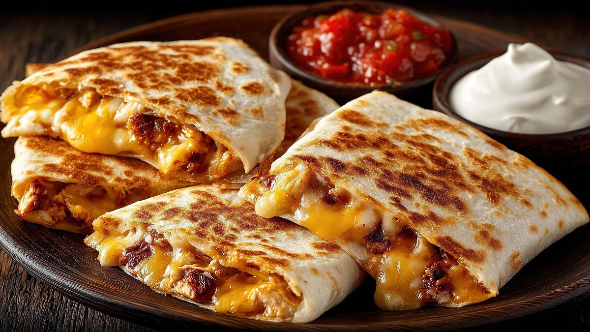 Tortilla na talerzu